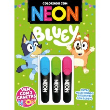 Bluey Colorindo Com Neon Bluey Colorindo Com Neon