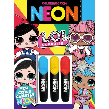 L.o.l. Surprise! Colorindo Com Neon