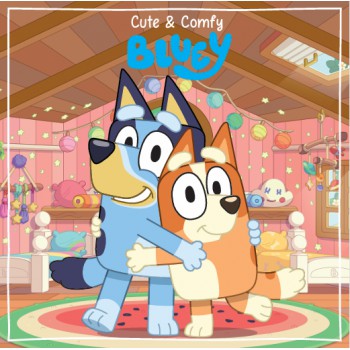 Bluey Cute & Comfy - Livro De Colorir Para Crianças