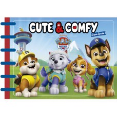 Patrulha Canina Cute & Comfy Super Special - Livro De Colorir Infantil - Encadernação Em Disco
