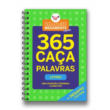 Megamente 365 Caça-palavras - Espiral