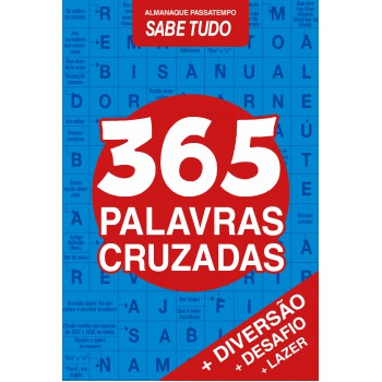 Almanaque Passatempos Sabe-tudo - 365 Cruzadinhas