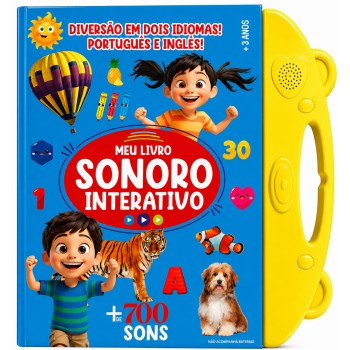 Meu Livro Sonoro Interativo - Português E Inglês - Amarelo