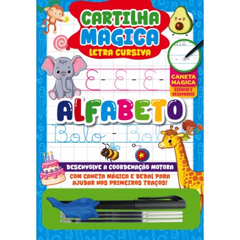 Cartilha Mágica - Alfabeto | Com Caneta Escreva E Apague