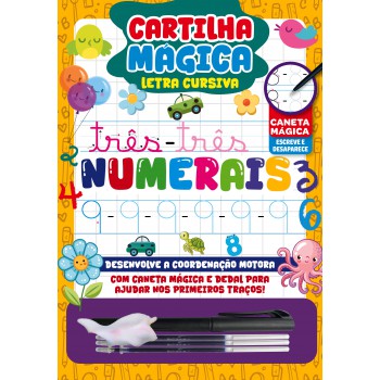 Cartilha Mágica - Números | Com Caneta Escreva E Apague
