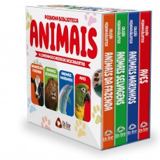 Pequena Biblioteca Animais - Box Com 4 Livrinhos