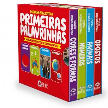 Pequena Biblioteca Primeiras Palavrinhas - Box Com 4 Livrinhos