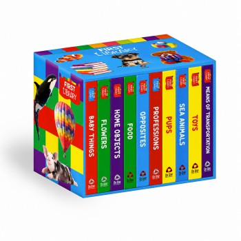 My First Library Vol. 2 - 10 Little Books | Box Com 10 Livrinhos Em Inglês