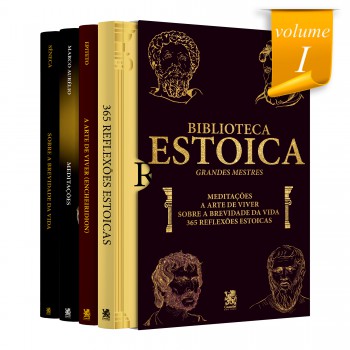 Biblioteca Estoica: Grandes Mestres Volume I - Box Com 4 Livros