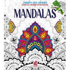 Livro Para Colorir Antiestresse Jardim Dos Sonhos - Mandalas