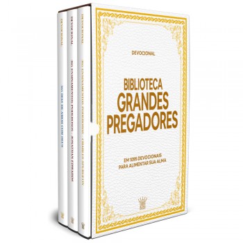 Biblioteca Devocional Com Grandes Pregadores - Box Com 3 Livros