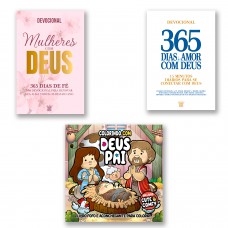Combo Devocional - Kit Com 2 Livros Devocionais + Livro De Colorir Ofo