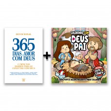 Combo 365 Dias - Kit Livro Devocional + Livro De Colorir Ofo