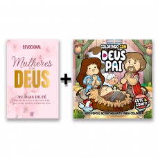 Combo 365 Dias - Kit Livro Devocional + Livro De Colorir Ofo