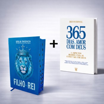 Kit Amor Com Deus - Combo 1 Bíblia + 1 Devocional