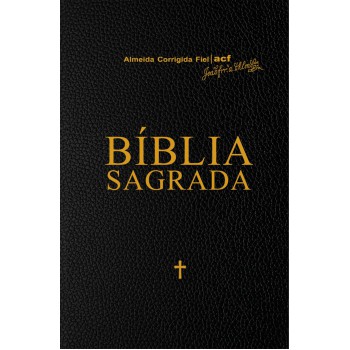 Bíblia Sagrada Almeida Corrigida Fiel - Dourada