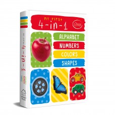 My First 4 In 1 Alphabet Numbers Colours Shapes - Padded Board Books