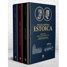 Biblioteca Estoica - Box Com 3 Livros - Edição De Luxo Almofadada