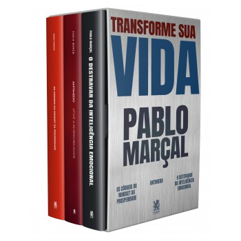 Coleção Transforme Sua Vida - Pablo Marçal - Box Com 3 Livros