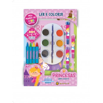 Meu Mundo De Cores - Princesas Para Colorir: Meu Mundo De Cores