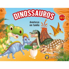 Livro Com Pop-up - Dinossauros - Aventura Em Amília