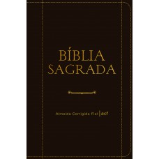 Biblia Sagrada Acf Agape Marrom Capa Dura