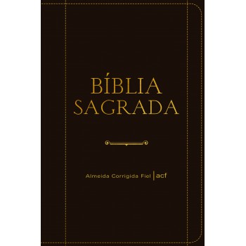 Biblia Sagrada Acf Agape Marrom Capa Dura