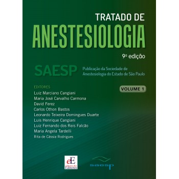 Tratado De Anestesiologia Saesp: Box Com 3 Volumes 9ª Edição