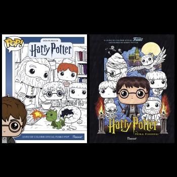 Coleção Hp De Desenhar: Livro De Colorir Oficial Unko Pop! Dos Filmes De Harry Potter: 1 E ....harry Potter E A Pedra Ilosofal: 2
