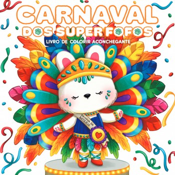 Super Oos No Carnaval: Livro De Colorir Adulto Cute & Comy - Sucesso Do Tiktok