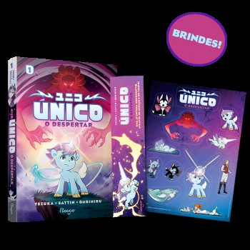 único: O Despertar: Brindes (cartela De Adesivos E Marcador)