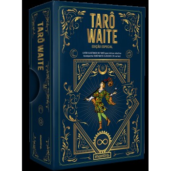 Tarô Waite Edição Especial: Livro ilustrado do tarot para leitura intuitiva: Acompanha Tarô Waite Clássico (78 cartas)