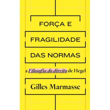 Força E Fragilidade Das Normas: A Filosofia Do Direito De Hegel