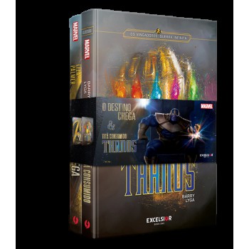 Super Kit Marvel: Dois livros em capa dura e sobrecapa: Os Vingadores: Ultimato – O destino chega + Os Vingadores: Guerra Infinita – Thanos – Titã Consumido