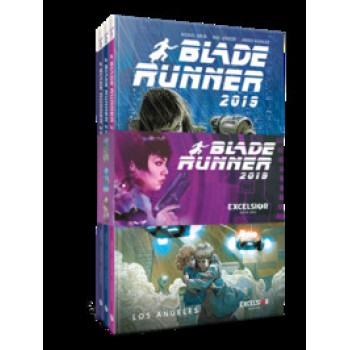 Super Kit Blade Runner 2019: Coleção Completa Em Capa Dura Com As 3 Hqs