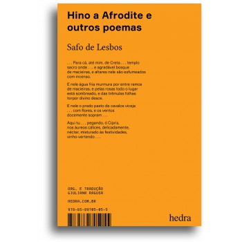 Hino a Afrodite e outros poemas (Bilíngue)