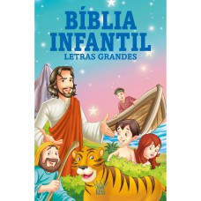 Bíblia Infantil - Letras Grandes - Capa Almofadada
