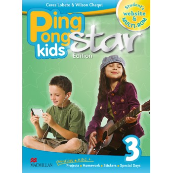 Ping Pong Kids Star Ed. Students Book W/multi-rom/web Code-3