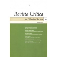 Revista Crítica De Ciências Sociais 