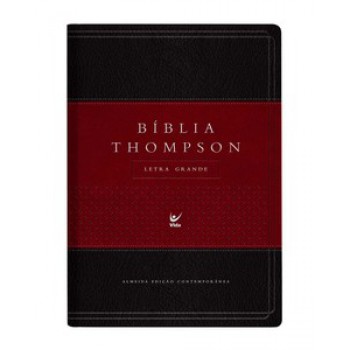 Bíblia Thompson - Aec - Letra Grande - Capa Vinho E Preta