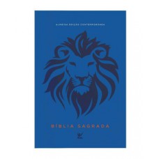 Bíblia Aec - Letra Grande - Capa Azul