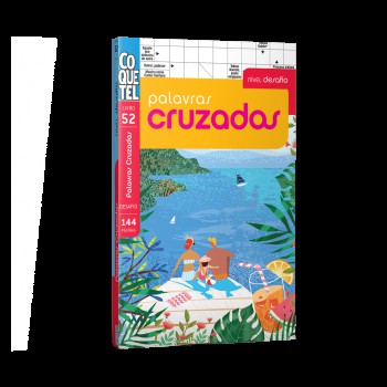 Livro Coquetel Palavras Cruzadas Desafio Ed 52