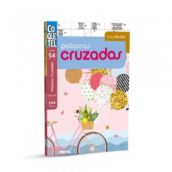 Livro Coquetel Palavras Cruzadas Desafio Ed 54