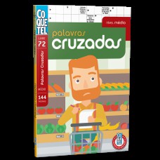 Livro Coquetel Palavras Cruzadas Nível Médio Ed 72