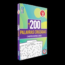 Livro Mais 200 Palavras Cruzadas Nível Médio Ed 32