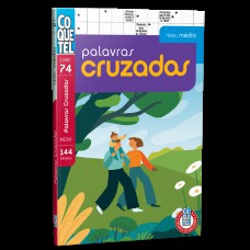 Livro Coquetel Palavras Cruzadas Nível Médio Ed 74