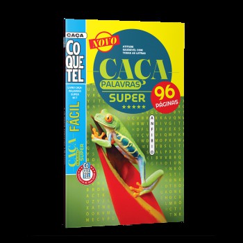 Livro Coquetel Caça Palavras Super Nível Fácil Ed 07