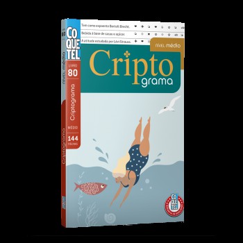 Livro Coquetel Criptograma Nível Médio Ed 80