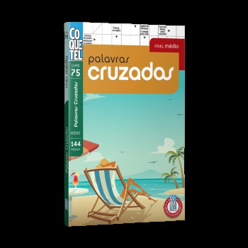 Livro Coquetel Palavras Cruzadas Nível Médio Ed 75