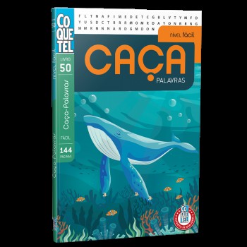 Livro Coquetel Caça-palavras Nível ácil Ed 50